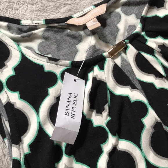 NWT Banana Republic Geometric Patterned Tank Top - Picture 5 of 7